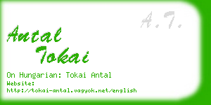 antal tokai business card